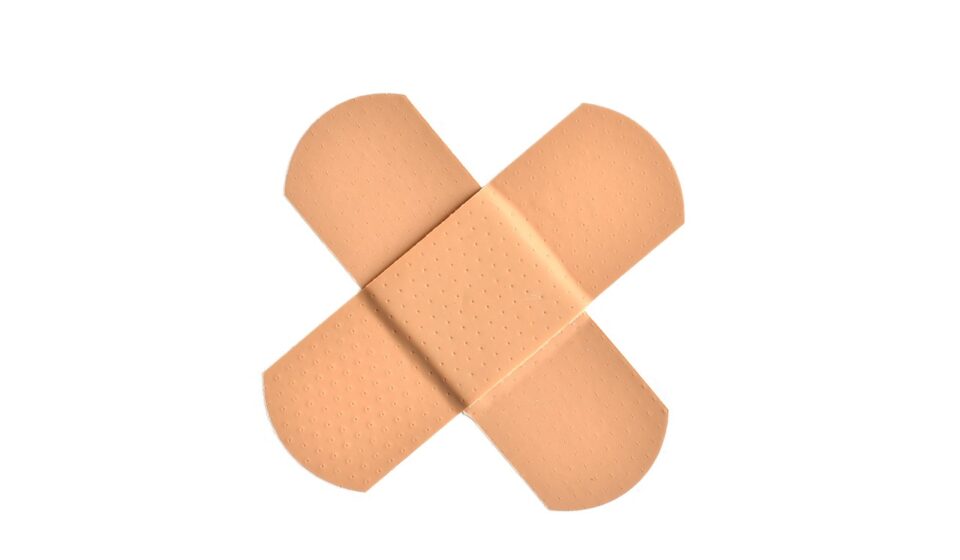 bandage, first-aid, medical, hurt, pain, treatment, medicine, injury, wound, healthcare, accident, problem, issues, heal, recovery, doctor, hospital, protection, broken, repair, nurse, trauma, sick, patch, fix, cross, band-aid, safety, insurance, survival