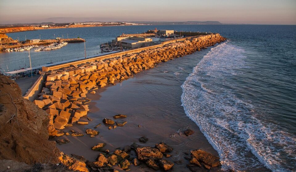 body of water, sea, costa, nature, beach, sunset, fishing port, conil de la frontera, conil, roche, cabo roche, cadiz, coastal