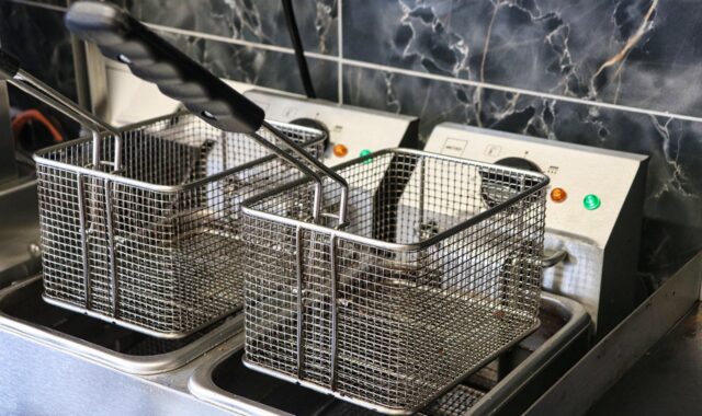 deep fryer, grill stall, fast food, kitchen, deep fryer, deep fryer, deep fryer, deep fryer, deep fryer