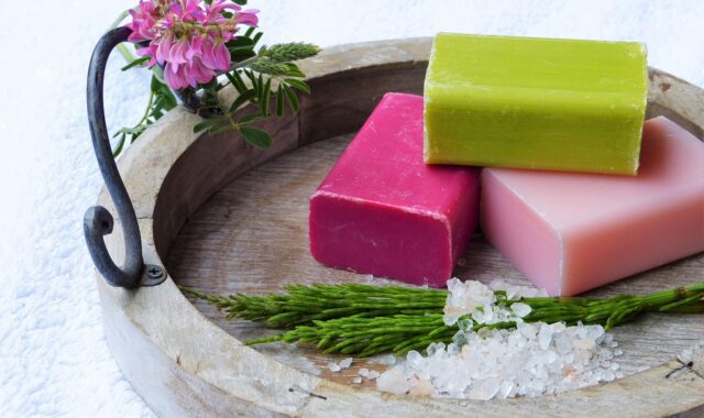 soap, horsetail, salt, blossom, bloom, wood, towel, bars of soap, handmade, handwork, bath, maintenance, skin, skin care, wellness, beauty, healthy, naturally, bio, sheep's milk, natural ingredients, pink, green, relax, peeling, soap, soap, soap, soap, soap, skin care
