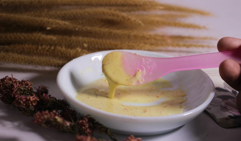 organic mask, homemade, skin care, product, saffron petal mask, organic saffron petal mask, saffron, petal mask, organic saffron, diy, bowl, spoon, organic mask, organic mask, skin care, skin care, skin care, skin care, skin care, saffron, saffron