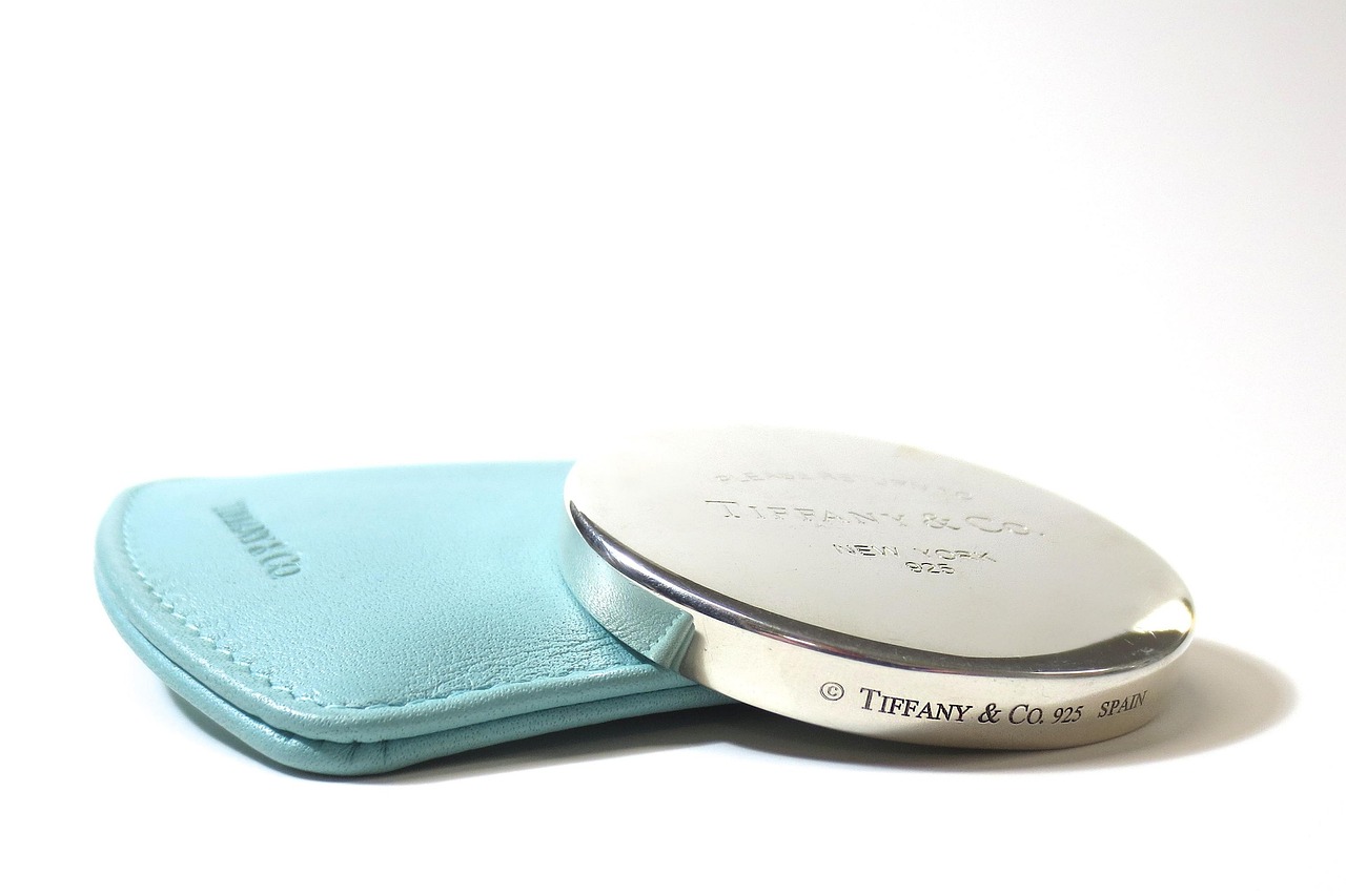 tiffany, tiffany co, luxury, blue, baby blue, tiffany blue, mirror, sterling, sterling silver, engraved, return, gift, designer, authentic, package, present, turquoise, design, celebration, surprise, color, happy, girl, ladies, lady, women, classic, happy birthday, classy, pretty, face, reflection, spain, pocket, leather, shiny, metal, round, macro, fine, rich, expensive, anniversary, celebrate, white, new york, new, york, silver, financial planning, self love, beauty, fashion