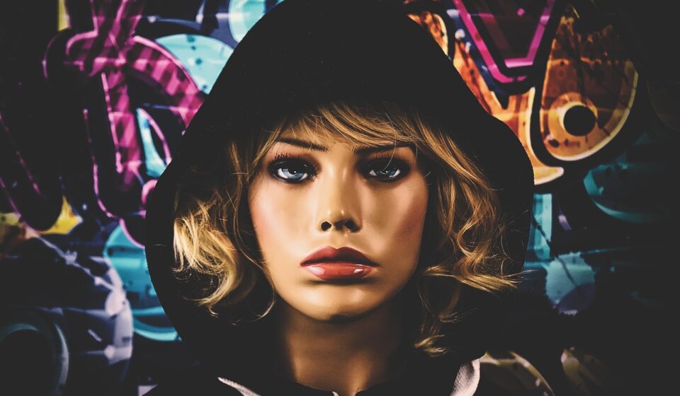 woman, mannequin, beauty, face, doll face, portrait, hoodie, makeup, girl, young, pretty, mysterious, display dummy, mannequin, mannequin, mannequin, mannequin, mannequin, hoodie, hoodie, hoodie, makeup, makeup