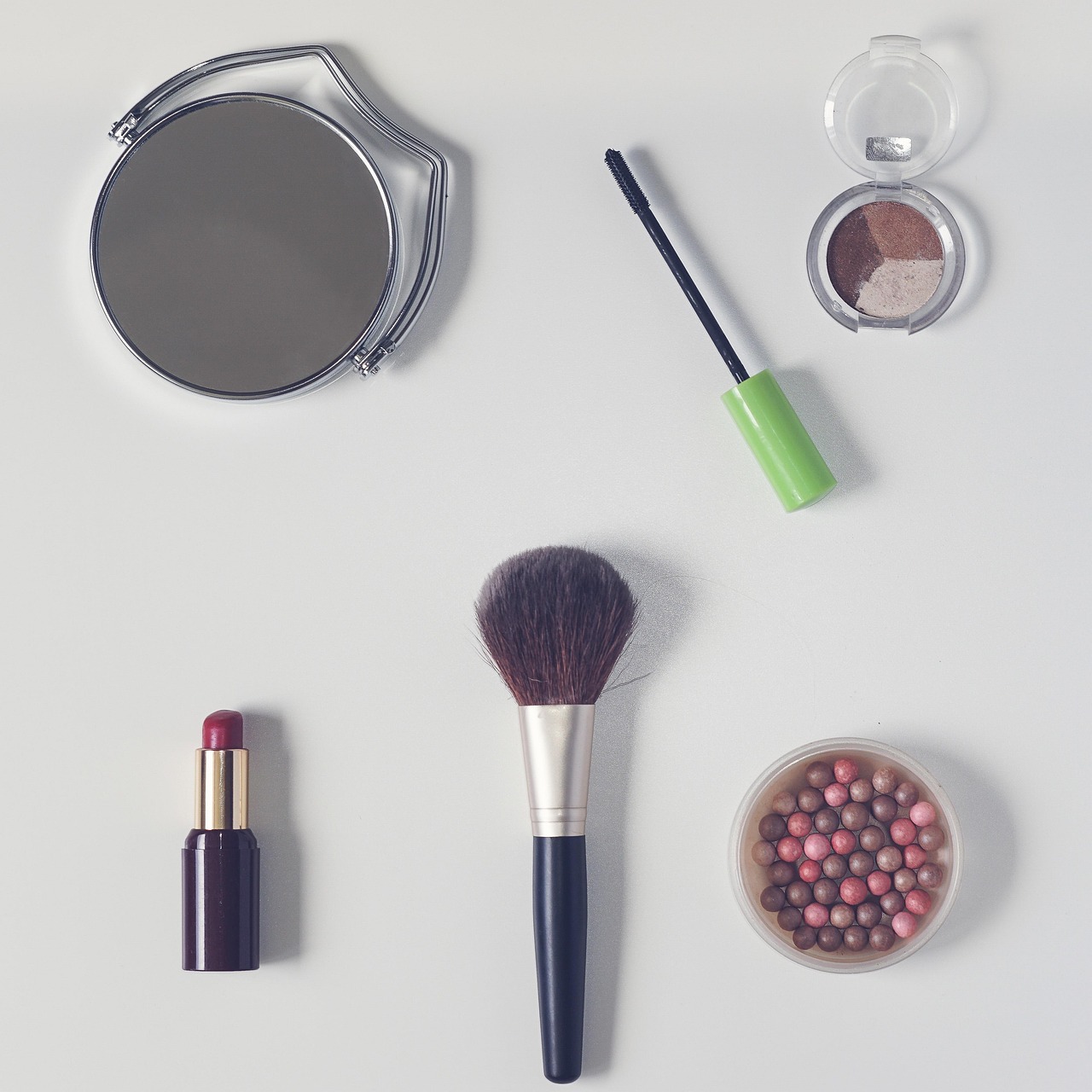 cosmetics, powder, lipstick, cosmetic brush, mirror, eyeshadow, powder in balls, makeup, accessories, beauty, flat lay, cosmetics, cosmetics, cosmetics, cosmetics, cosmetics, lipstick, lipstick, lipstick, eyeshadow, makeup, makeup, makeup, makeup, accessories