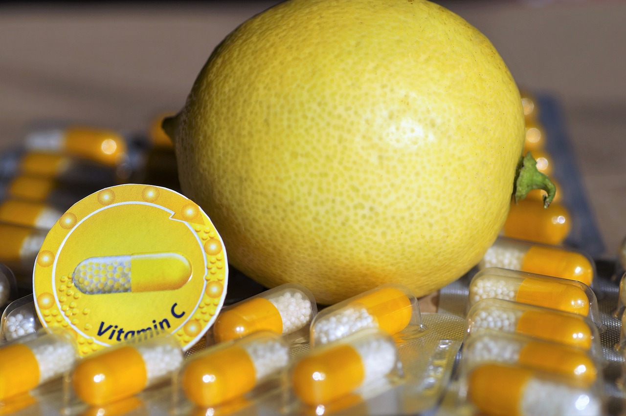 vitamin c, vitamin, c, health, capsules, powder, tablet, lemon, prevention, yellow, pill, immunity