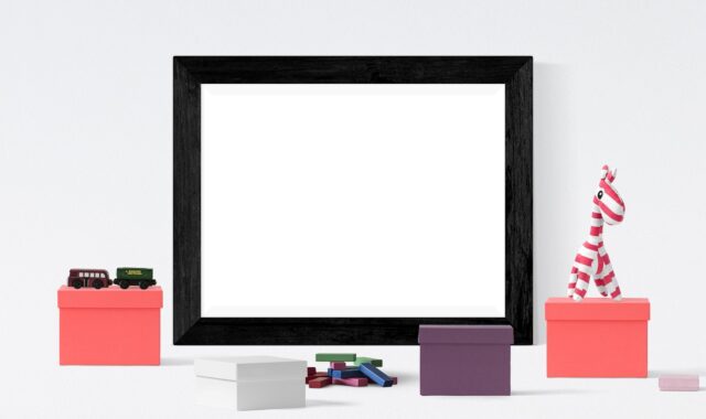 poster, frame, toys, boxes