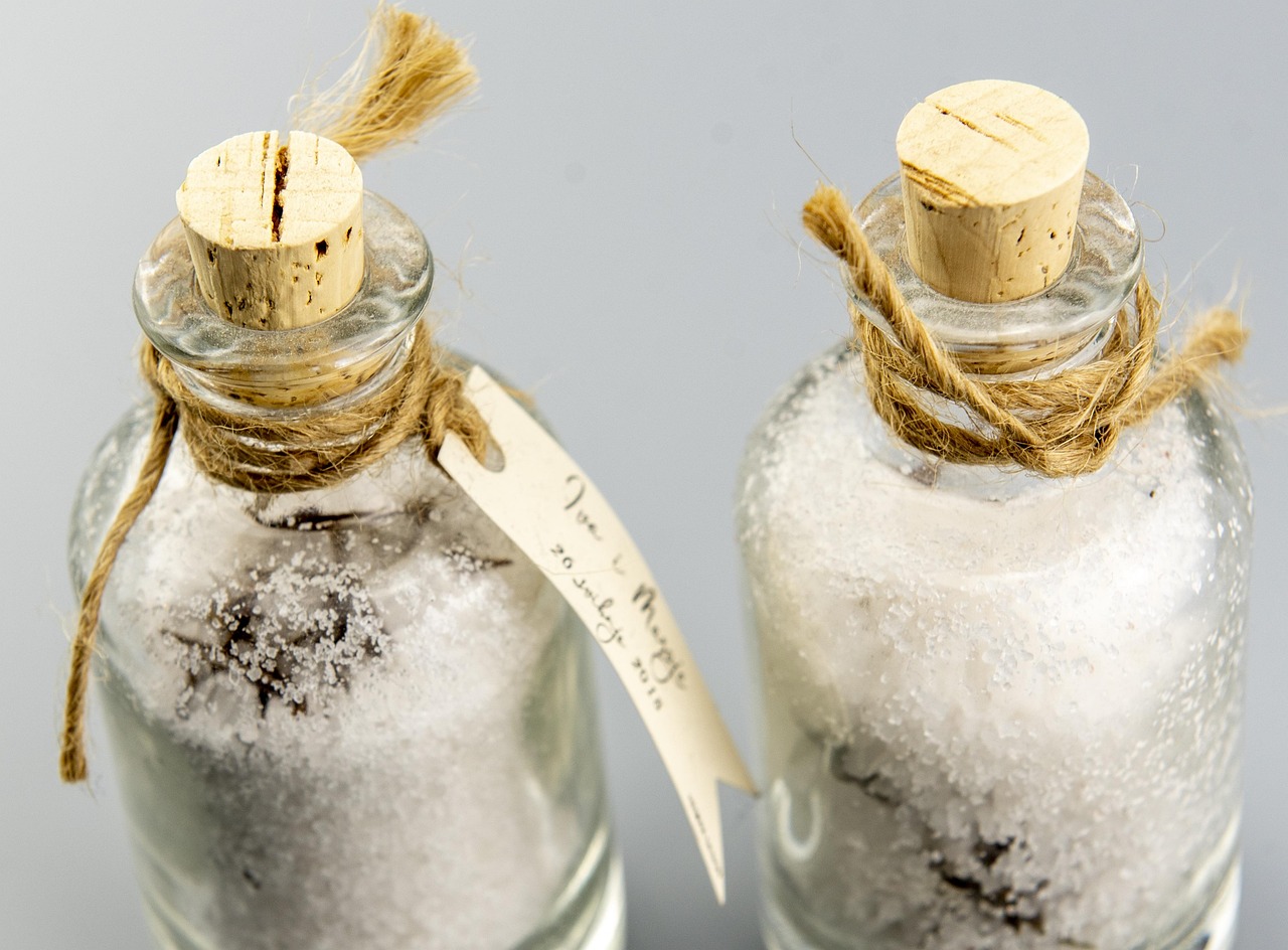 bottle, salt, spice, kitchen, sharp, gift packaging, gift, aromatic
